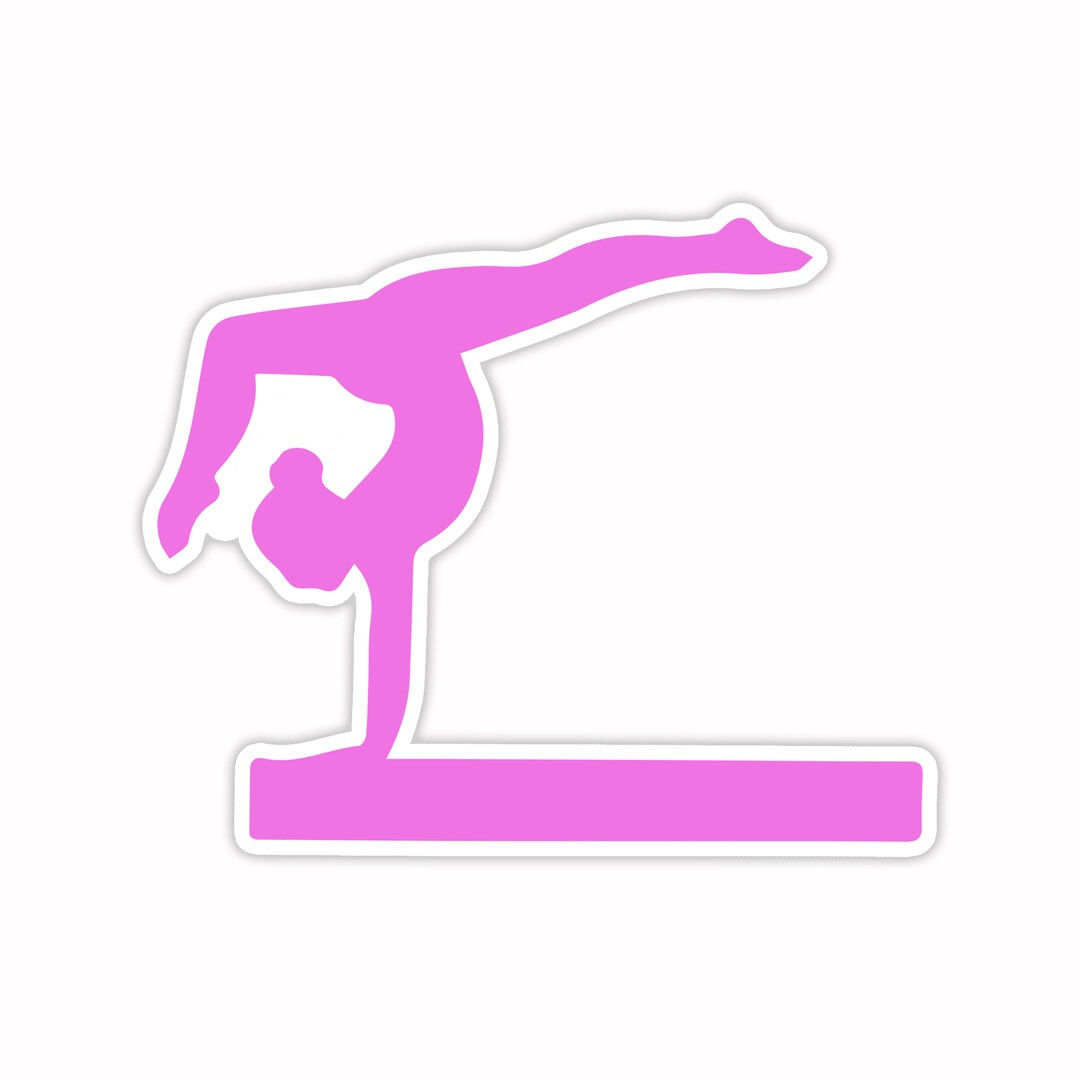 3 Vinyl Sticker Gymnastics Sticker Water Bottle Etsy