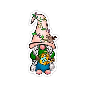 3&quot; Vinyl sticker, Garden Gnomes sticker, Water Bottle sticker, Laptop sticker, Waterproof and Scratchproof stickers
