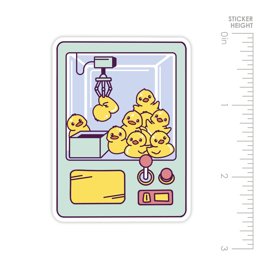 Claw Machine Vinyl Sticker: Waterproof Vinyl Decal, Laptop, Water ...