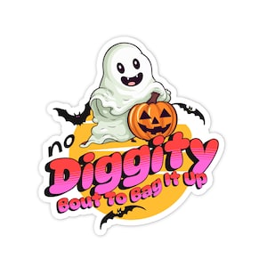 3" vinyl sticker, geen Diggity Bout to Bag It Up sticker, waterfles sticker, laptop sticker, waterdichte en krasbestendige stickers