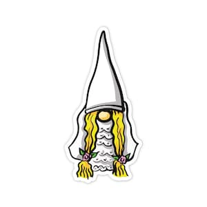 3&quot; Vinyl sticker, Bride Gnomes sticker, Water Bottle sticker, Laptop sticker, Waterproof and Scratchproof stickers