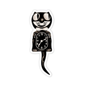 3&quot; Vinyl sticker, Kit Cat Clock sticker, Water Bottle sticker, Laptop sticker, Waterproof and Scratchproof stickers