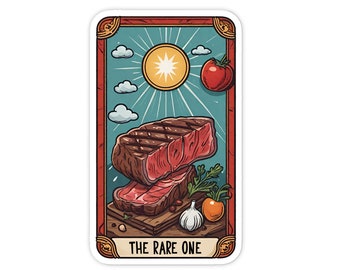 Adesivo de vinil fosco para cartas de tarô The Rare One - decalque à prova d'água de 2,5"