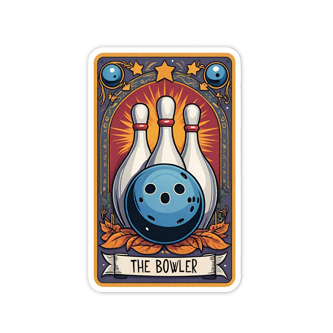 The Bowler Tarot Card Sticker, 3