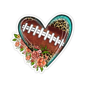 3&quot; Vinyl sticker, Football Love sticker, Water Bottle sticker, Laptop sticker, Waterproof and Scratchproof stickers