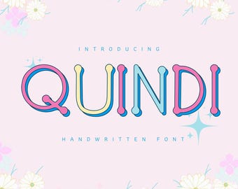 Quindi Handwritten Font – Groovy 70s Style