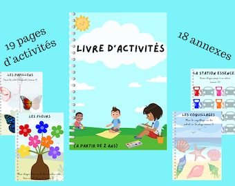 Livre d’activité enfant, pdf, montessori - Livret PDF d'Activités Enfant - Busy Book