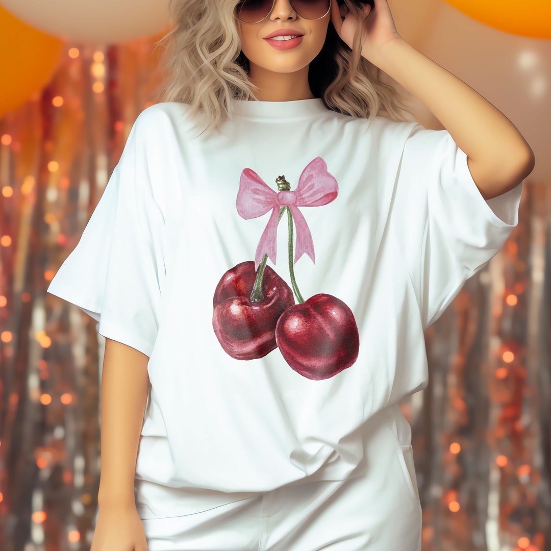 Cherries Sweatshirt, Cute Cherries, Y2K Style Sweatshirt, Y2K Outfit