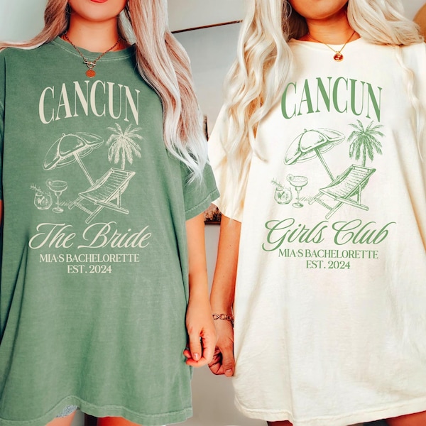 Cancun Bachelorette Party Shirts Custom Beach Bachelorette Party Shirt Custom Location Final Fiesta Mexico Bachelorette Tshirt Luxury Merch