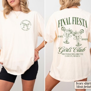 Mexico Bachelorette Party Shirts Final Fiesta Bachelorette Party Shirt Tequila Custom Beach Bachelorette Tee Margs And Matrimony Luxury Merc