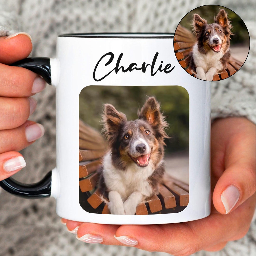 Custom Dog Face Mug Custom Dog Face Gift Custom Pet Portrait Etsy