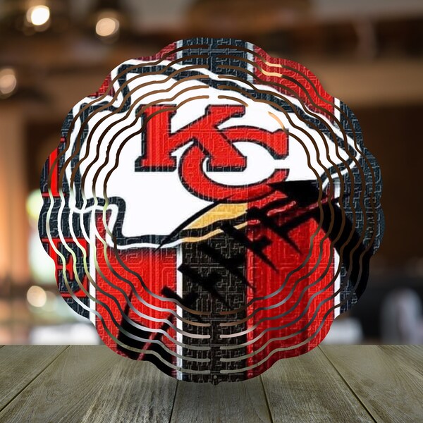 Kc Chiefs Metal Art Etsy