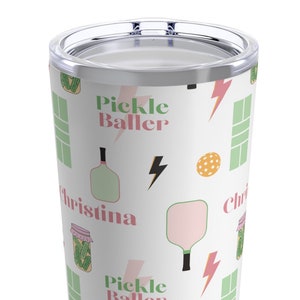 Pickleball Becher Benutzerdefinierte Becher Geschenk für Pickleball Kaffeebecher Weinbecher Personalisiertes Bechergeschenk für Mama Pickleball Geschenke