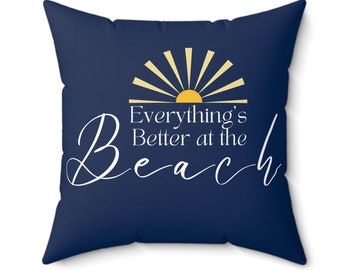 Beach Pillow, Coastal Pillow, Beach Décor, Housewarming Gift, New Home Gift, Summer Décor, Beach House, Summer Decor, Throw Pillow