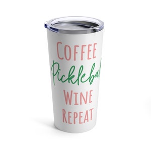 Pickleball Becher Custom Becher Geschenk für Pickleball Kaffee Becher Wein Becher Personalisierte Becher Geschenk für Mama Pickleball Geschenke