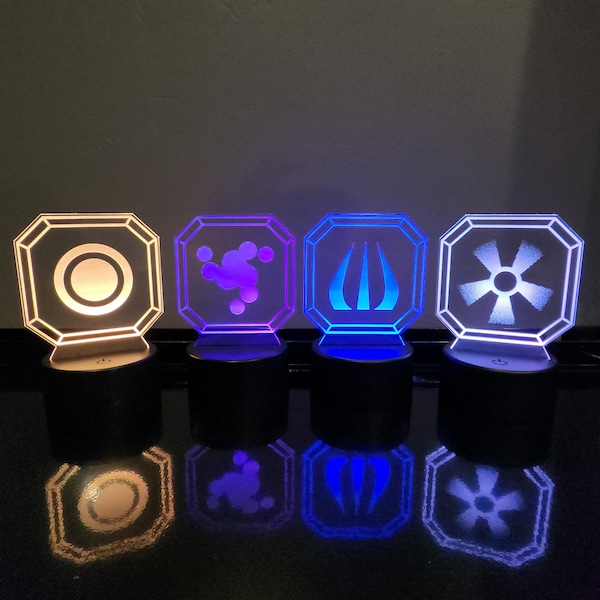 Metroid Prime 2: Echoes - Beam Upgrade Night Lights - Gamingdecor, geweldig cadeau-idee!