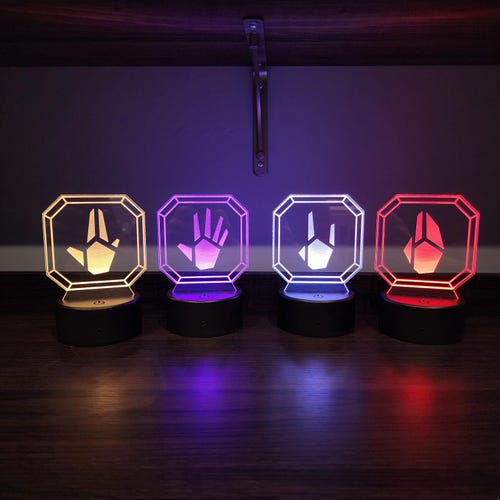 Veilleuses Metroid Prime Beam Upgrade - Décoration de jeu, excellente idée cadeau !