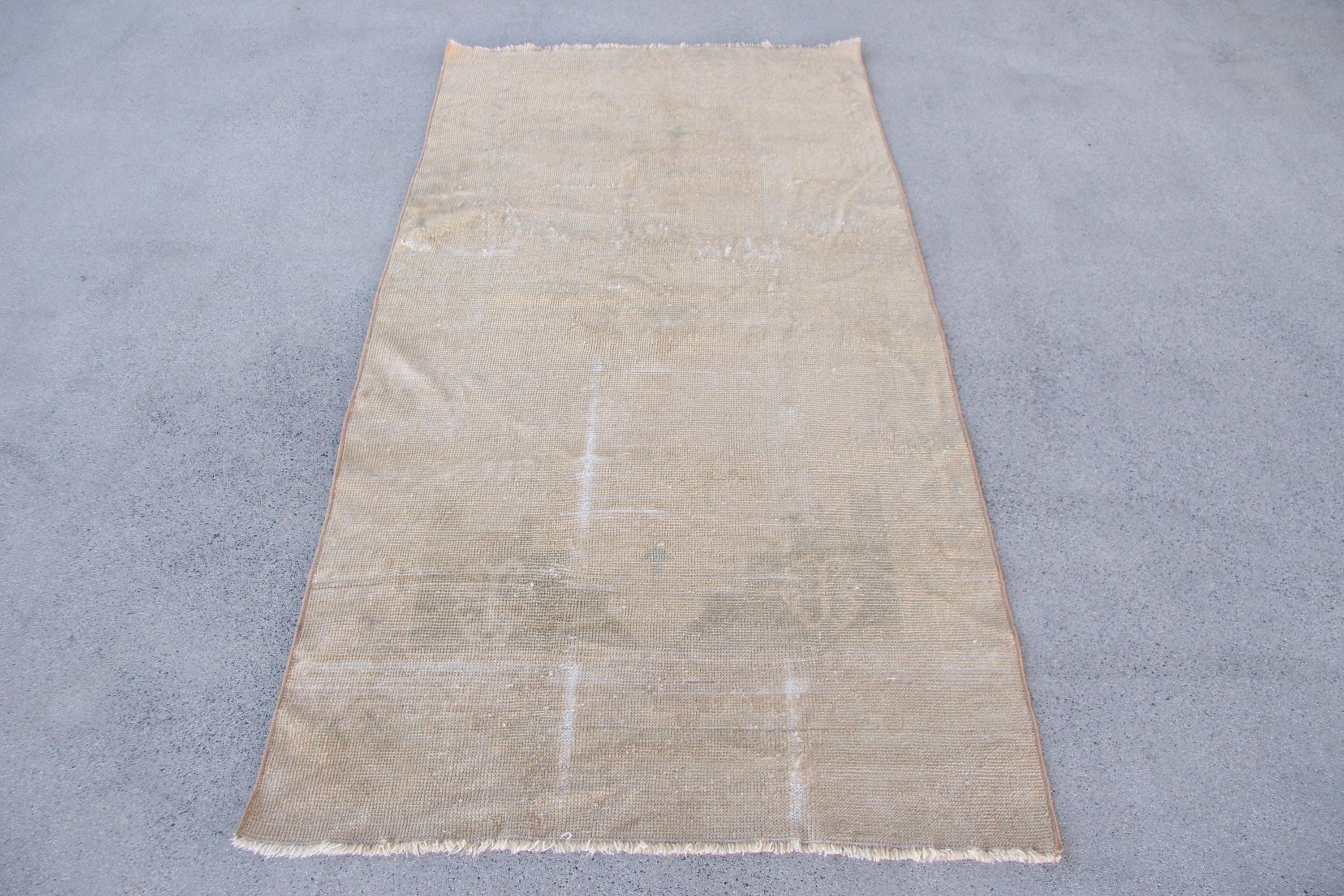 ヴィンテージ トルコラグ　ベージュ TurkishRugLover - Etsy 日本