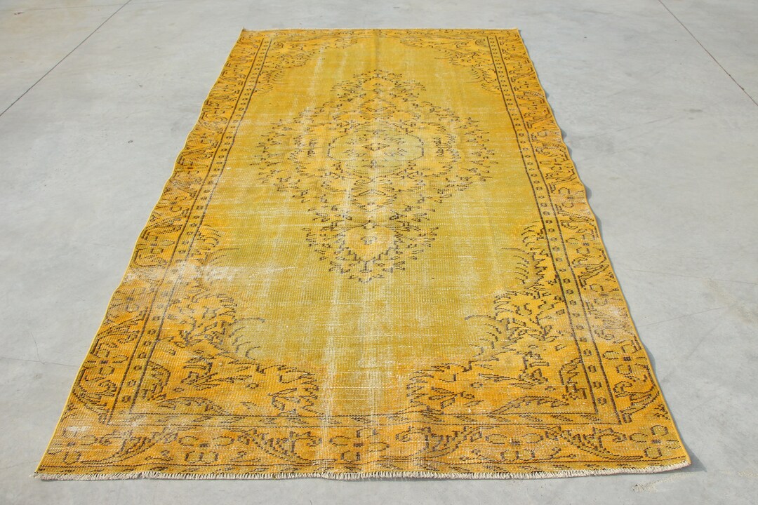 Vintage Rug, Large Rugs, Turkish Rug, Oushak Rug, Rugs for Bedroom, 5