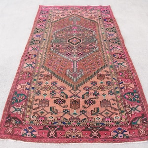 ヴィンテージ トルコ製ランナーラグ 105 x 222 cm - Etsy 日本