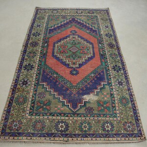 ランナーラグ　ヴィンテージラグ　トルコラグ トルコヴィンテージラグNo.93 ランナーラグ ヴィンテージ装飾