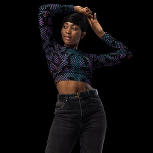women&#39;s crop top long sleeve top ladies clothing sports wear gym clothes