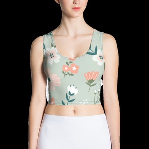 Crop top tank women&#39;s fashion summer clothing sports wear