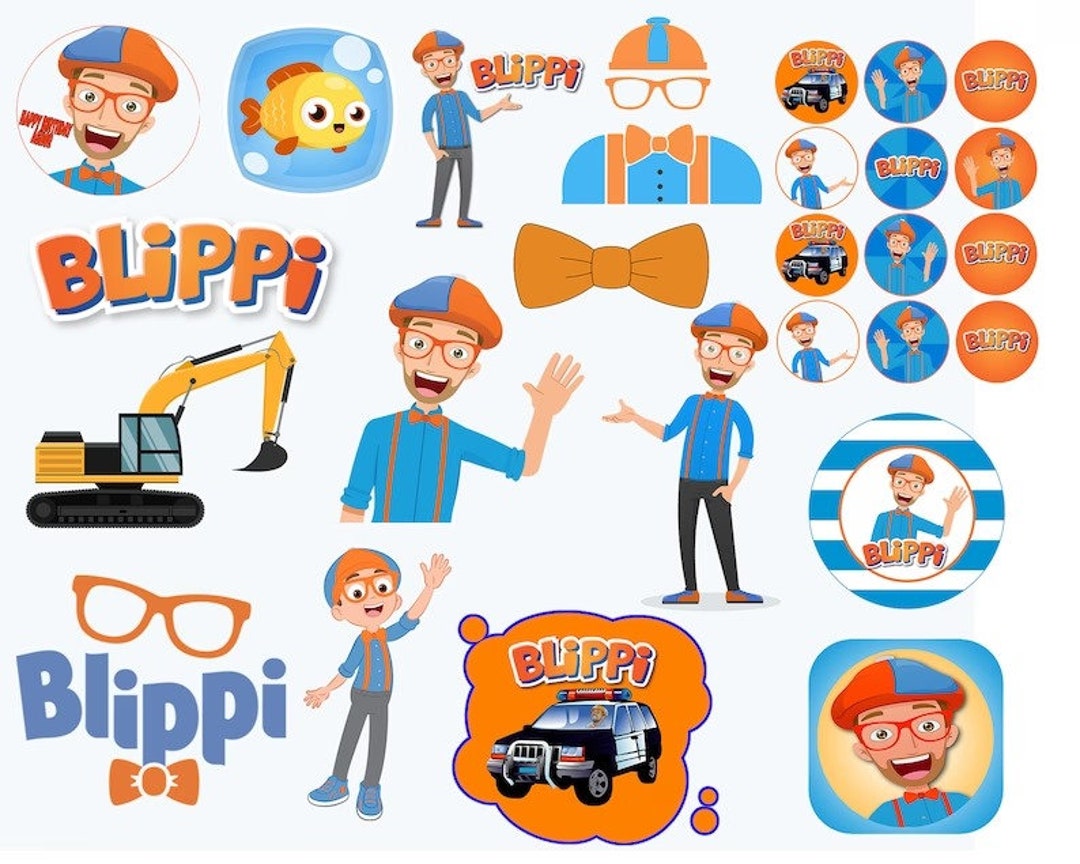 Happy Birthday Blippi Png Bundleblippi Sublimation Design - Etsy