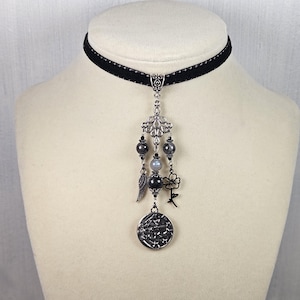Hypnos Choker Necklace, Greek God, Greek Mythology, Devotional Deity Based Jewelry, Hellenic