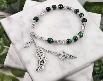 Hermes Prayer Bead Bracelet, Prayers And Jewelry, Greek God, Greek Mythology, Devotional Deity Based Jewelry, Hellenic