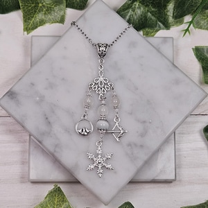 Skadi necklace, norse goddess, norse mythology, deity based jewelry