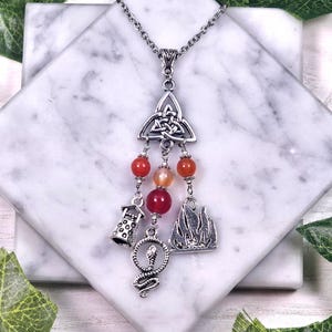 Brigid necklace, celtic goddess jewelry, celtic mythology, deity based devotional jewelry