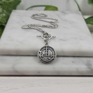 Lilith choker, curb chain necklace, Lilith's sigil, toggle and clasp, witchy gift