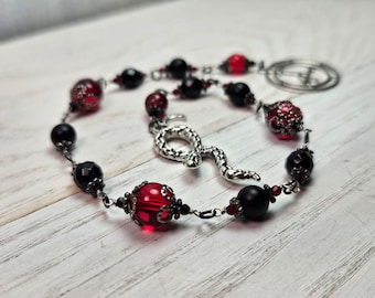 Lilith prayer beads, Mother of demons, for worship, altar, Witchcraft, gift