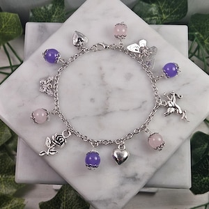 Eros and Psyche charm bracelet, greek mythology, greek god, greek goddess jewelry, deity based, hellenic