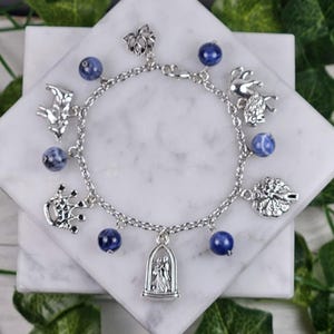 Hera charm bracelet, greek mythology, deity based jewerly, greek goddess inspired, hellenic, devotional