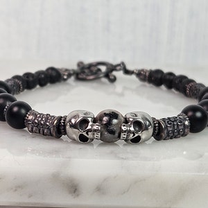 Hades Bracelet, UV Reactive Jewelry, Greek God, Greek Mythology, Devotional Deity Based Jewerly