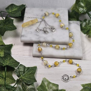 LIMITED EDITION Apollo Prayer Beads, Greek Mythology, Greek God, Devotional, Deity Based, Meditation Beads, Altar Offering, Hellenic