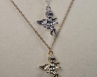Eros Cupid Necklace: Greek Mythology Jewelry