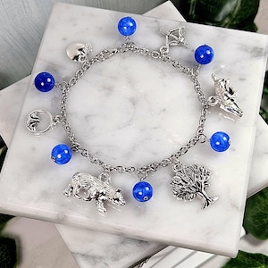 Atalanta charm bracelet, greek mythology, greek god, hellenic jewelry