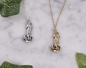 Birth of Venus necklace, Aphrodite necklace Goddess jewerly, greek mythology, roman mythology, hellenic, deity based