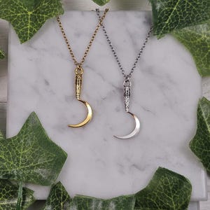Demeter Necklace, Greek Goddess, Greek Mythology, Sickle, Scythe, Deity Based Jewelry, Hellenic, Devotional,