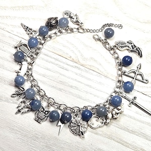 The Odyssey charm bracelet, greek mythology inspired jewelry, greek god, greek goddess bracelet