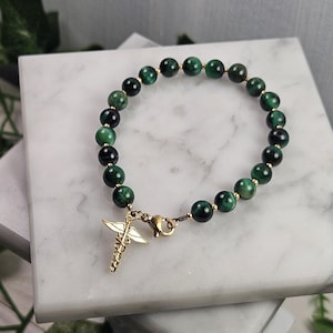 Hermes charm bracelet, greek god, greek mythology, deity based, hellenic devotional jewelry, great as a gift