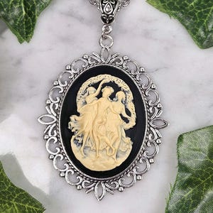 Muses Cameo Necklace, Greek Mythology
