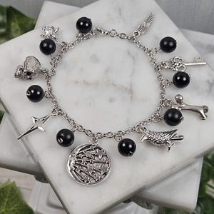 Erebus Charm Bracelet, Greek God, Greek Mythology, Devotional Deity Based Jewelry, Hellenic
