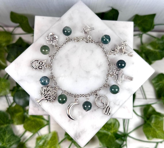 Artemis Charm Bracelet: Devotional Greek Mythology Jewelry, Greek