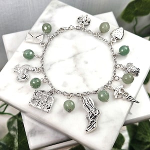 Hermes charm bracelet, messenger god, greek god, greek mythology, devotional deity based jewelry
