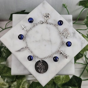 Morpheus charm bracelet, greek mythology jewelry, greek god, deity based, hellenic