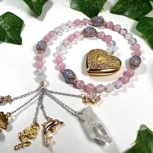 Aphrodite Prayer Beads: 18k Gold plated, Greek Goddess, Greek Mythology Jewelry